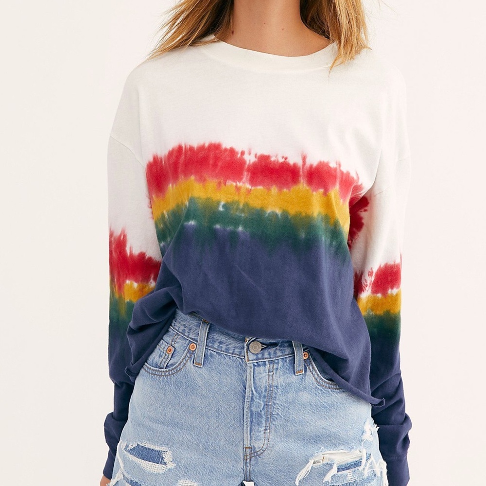 Free People Tie Dye Tee